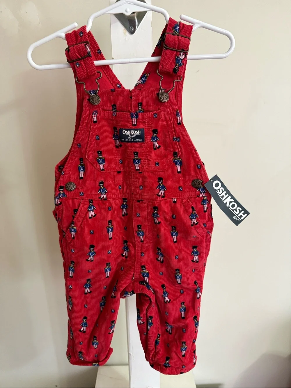 NWT Oshkosh B’Gosh Toy Soldier Overalls